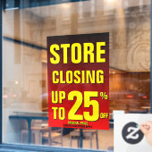 Bis zu 25 % weniger Geschäft kundenspezifisch schl Fensteraufkleber (Café-Fenster)