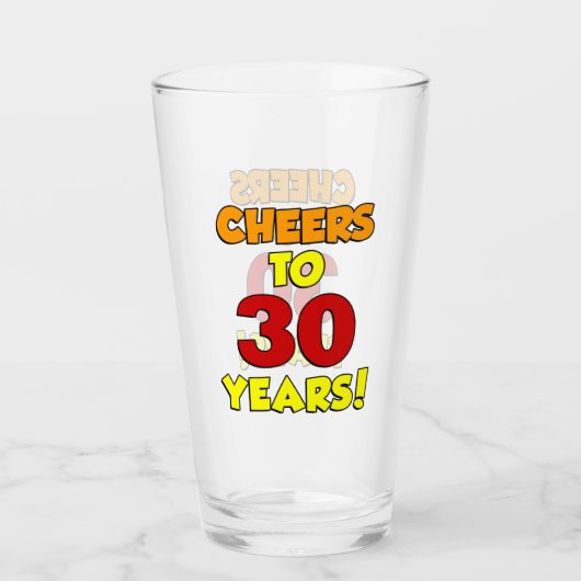 Bis zu 30 Jahre farbiges Glas (Vorderseite)