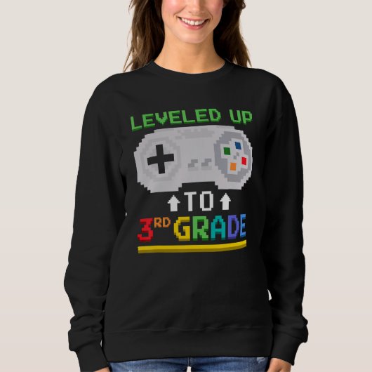 Bis zu 3. Klasse Gamer Video Game Control Sweatshirt (Vorderseite)