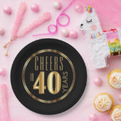 Bis zu 40 Jahre Pappteller (Party)