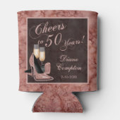 Bis zu 50 Jahre Rose Gold Dosenkühler (Rückseite)