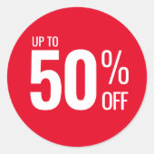 Bis zu 50 % Rabatt (50 %) beim Verkauf von Small B Runder Aufkleber (Vorderseite)