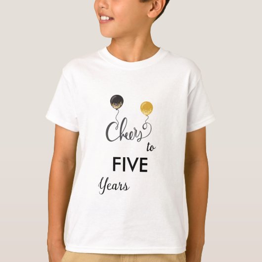 Bis zu 5 Jahre T-Shirt (Vorderseite)