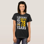 Bis zu 78 Jahre Bier trinken 78 Jahre T-Shirt (Vorne ganz)