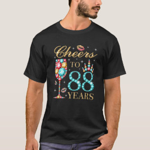 Bis zu 88 Jahre, 88 Jahre alte Frauen, 88 Geburtst T-Shirt