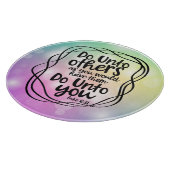 Bis zu anderen Glass Cutting Board Schneidebrett (Ecke)