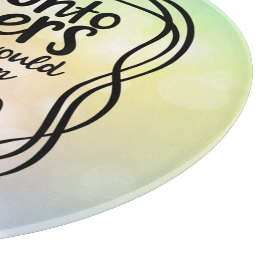 Bis zu anderen Glass Cutting Board Schneidebrett (Ecke)