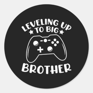 Bis zu Big Brother Video Gamer Gamer Runder Aufkleber