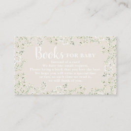 Bis zu den Clouds Baby Shower Books for Baby Card Begleitkarte