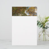 Bis zu den Herbstlauben II Herbstnatur Briefpapier (Stehend Vorderseite)