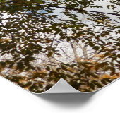 Bis zu den Herbstlauben II Herbstnatur Poster (Ecke)