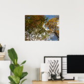 Bis zu den Herbstlauben II Herbstnatur Poster (Heimbüro)