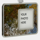 Bis zu den Herbstlauben II Herbstnatur Rahmen-Ornament Silber (Rechts)