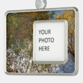 Bis zu den Herbstlauben II Herbstnatur Rahmen-Ornament Silber (Links)