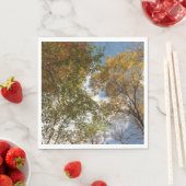 Bis zu den Herbstlauben II Herbstnatur Serviette (Beispiel)