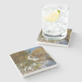 Bis zu den Herbstlauben II Herbstnatur Steinuntersetzer (Seitenansicht)