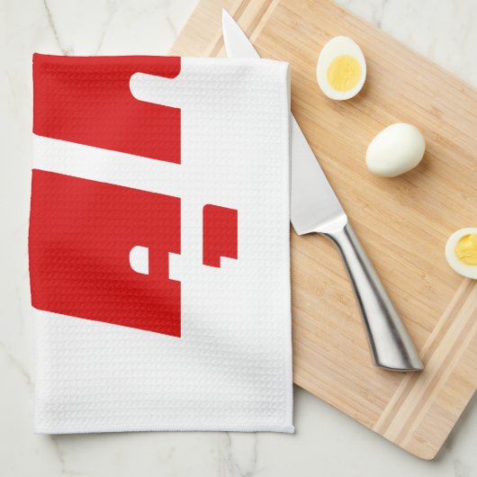 Bis zu dir! ・ Laeo Tae Khun in thailändischer Spra Geschirrtuch (Viertel Falte)