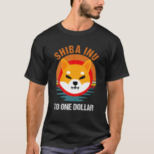 Bis zu einem Dollar, schiba inu schiitischen Münze T-Shirt