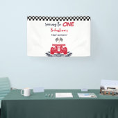 Bis zu einem ersten Kindergeburtstag Banner (Messe)