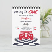 Bis zu einem ersten Kindergeburtstag Einladung (Stehend Vorderseite)