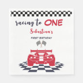 Bis zu einem ersten Kindergeburtstag Serviette (Vorderseite)