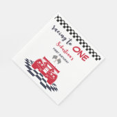 Bis zu einem ersten Kindergeburtstag Serviette (Ecke)