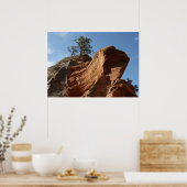 Bis zu Engeln Landing im Zion National Park Poster (Küche)