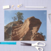 Bis zu Engeln Landing im Zion National Park Seidenpapier (Handwerk)