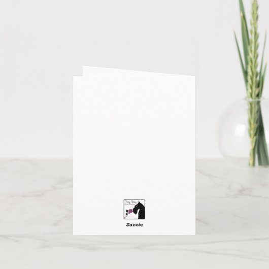 Bis zu etwas karte (Rückseite)