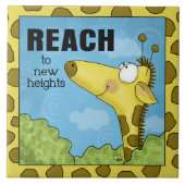 Bis zu New Heights Giraffe Fliese (Vorderseite)