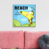Bis zu New Heights Giraffe Leinwanddruck (Insitu (Wohnzimmer))
