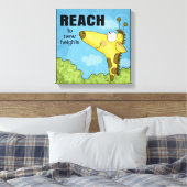 Bis zu New Heights Giraffe Leinwanddruck (Insitu (Schlafzimmer))