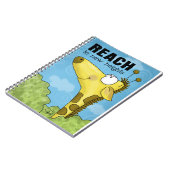 Bis zu New Heights Giraffe Notizblock (Linke Seite)
