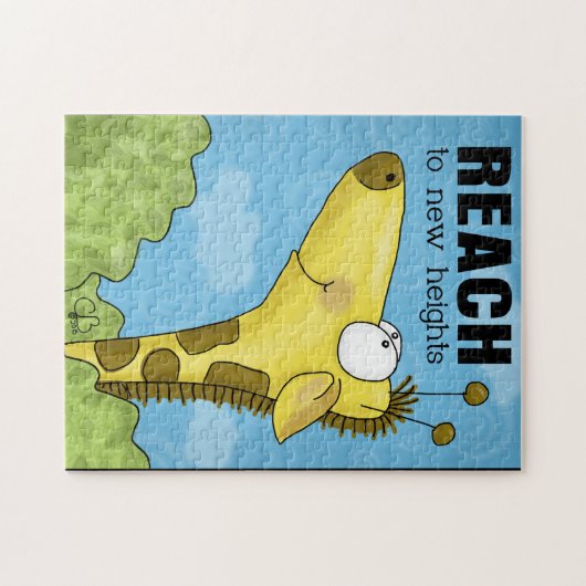 Bis zu New Heights Giraffe Puzzle (Horizontal)