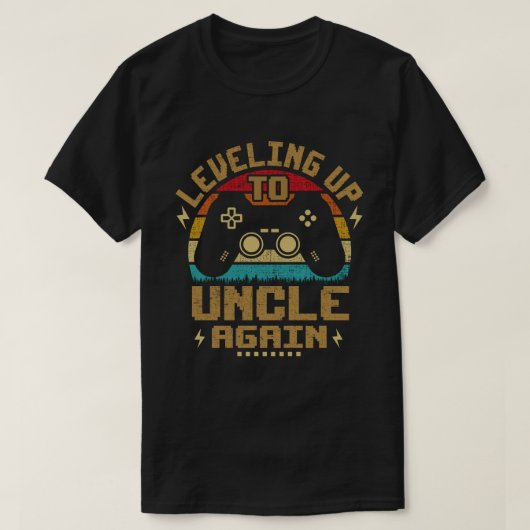 Bis zu Onkel-Gamer für Onkel T-Shirt (Design vorne)