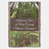 Bis zu Redwoods I im Muir Woods National Monument Decke (Vorderseite Vertikal)