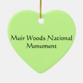 Bis zu Redwoods I im Muir Woods National Monument Keramikornament (Hinten)