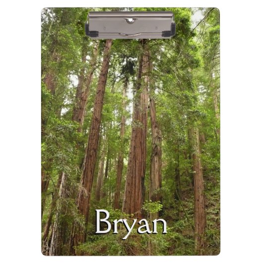 Bis zu Redwoods I im Muir Woods National Monument Klemmbrett (Vorderseite)