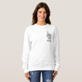 Bis-zu-Tod-Braut-Shirt, verlobt-gotischer Pullover (Vorne ganz)
