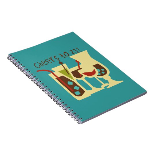 Bis zum 21. Geburtstag Notizblock (Rechte Seite)