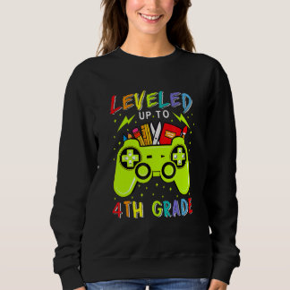 Bis zum 4. Klasse des Gamers zurück in die Schule Sweatshirt