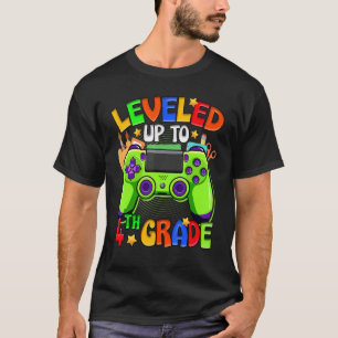 Bis zum 4. Klasse des Gamers zurück in die Schule T-Shirt