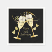 Bis zum 50-jährigen Jubiläum | DIY Text Serviette (Vorderseite)