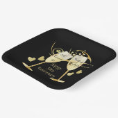 Bis zum 50-jährigen Jubiläum Pappteller (Gewinkelt)