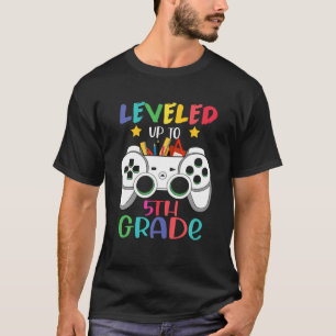 Bis zum 5. Klasse des Gamers zurück in die Schule T-Shirt