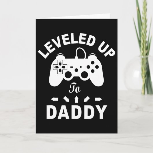 Bis zum Daddy Video Game Vater Karte (Vorderseite)