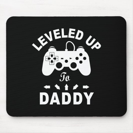 Bis zum Daddy Video Game Vater Mousepad (Vorne)