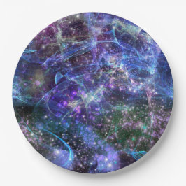 bis zum Ende der Zeit, die galaktische Raumumgebun Pappteller