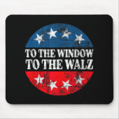 bis zum Fenster zum Waltz Kamala Harris Mousepad (Vorne)