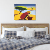 Bis zum Fluss 2007 Leinwanddruck (Insitu (Schlafzimmer))